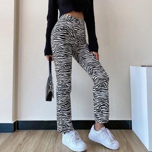 Zebra Print Pants